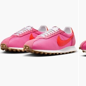 Nike Women's Pink and red Sneakers LD 1000